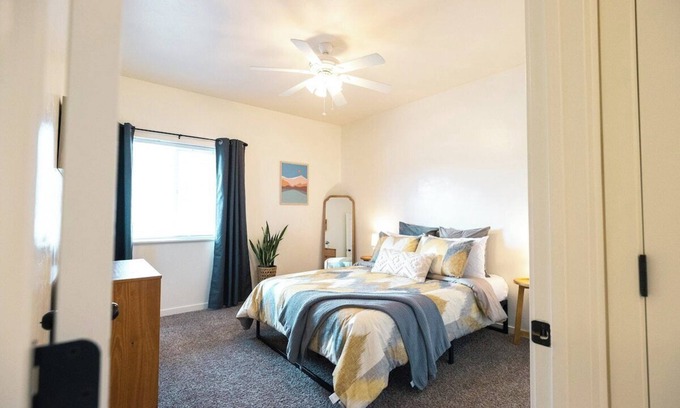 Evergreen Haus | Centrally-located two bedroom, two bathroom townhome with washer and dryer in a quiet neighborhood