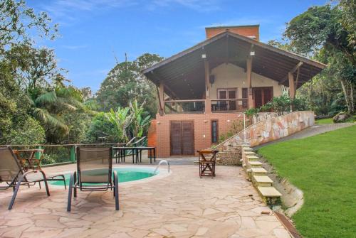 Taquacetuba Haus | Chalé Privado no lago Piscina Churrasqueira