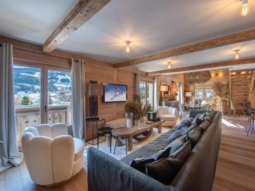 Demi-Quartier Skihütte | Chalet Chic Rénové à Proximité des Pistes – 5 Chambres pour 11 Personnes - FR-1-569-36