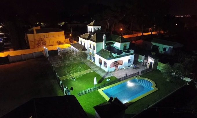 Utrera Villa | Chalet Cortijo ideal für Familien oder Gruppen mit Pool 15 Minuten von Sevilla entfernt