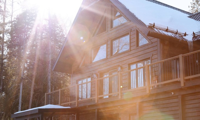 Pointe-au-Pic Skihütte | Chalet Peah - Log Cabin in the Heart of Charlevoix