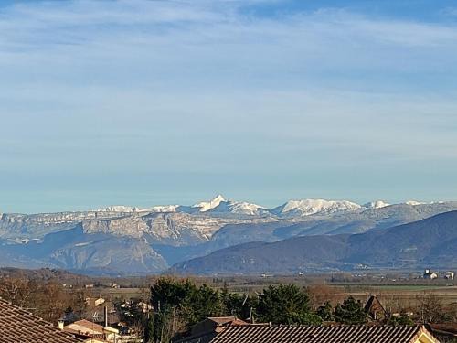 Genissieux Haus | Chambre Génissieux, vue sur Vercors