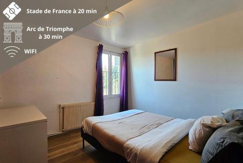 Stains Wohnung | Chambre privée dans logement partagé, L'Hibiscus Paris & Stade de France