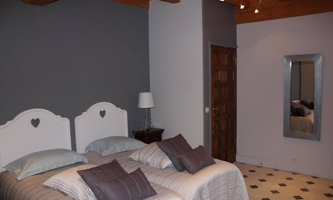 Tendu Bed & Breakfast | chambre Muguet-Zweibettzimmer-Ensuite Bad-Superior-Parkblick