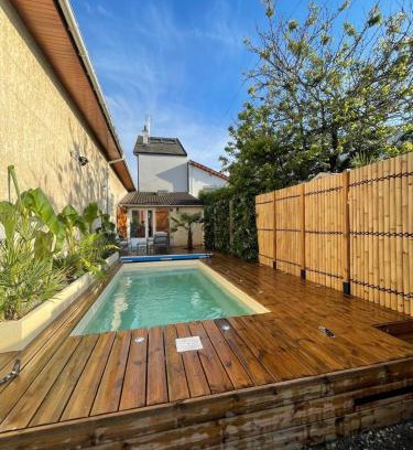 Alouettes Haus | Chambres privées avec piscine partagées et cuisine partagée à 20 minutes de Paris et 40 minutes de disneyland