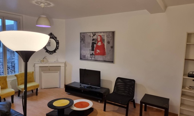 Bondy Wohnung | Charmant 3 Pièces, Calme, au Centre Ville. Proche Paris et Stade de France