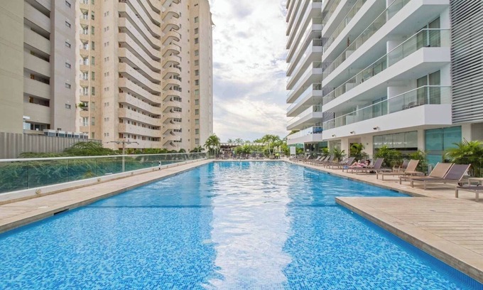 Santa Marta Wohnung | Charming 1-bedroom apartment with AC, fitness room, WiFi in serene Magdalena