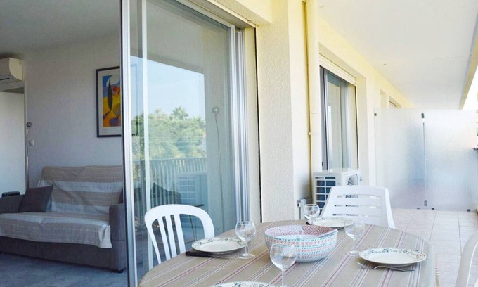 Cap-d'Antibes Wohnung | Charmante 2-Zi-Whg in Antibes mit Balkon, nahe Strand