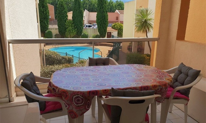 Argeles-sur-Mer Wohnung | Gemütliche 2-Zimmer-Wohnung mit Pool und Parkplatz, 10 Min. zum Strand und Zentrum