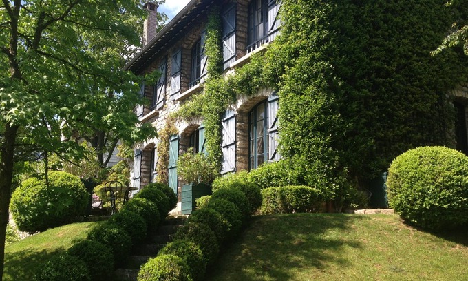 Les Muriers Haus | Charme mit beheizter Pool der Nähe von Paris