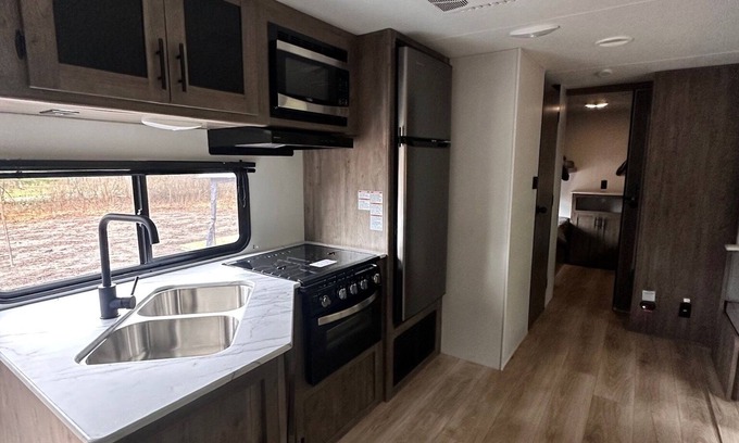 Necedah Haus | Charming RV Camper Rental Near Lake Petenwell: Your Perfect Camping Getaway!