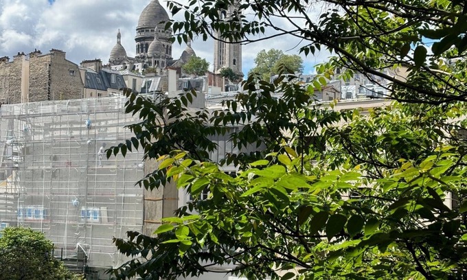 Quartier de la Goutte-d'Or Wohnung | Charming Studio in Montmartre with view on Sacré-Coeur church