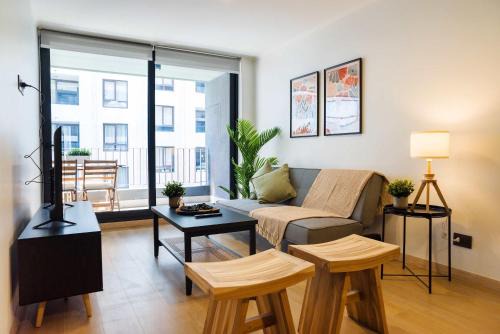 Apoquindo Wohnung | Chic 1BR Oasis for 3 in Lively Las Condes