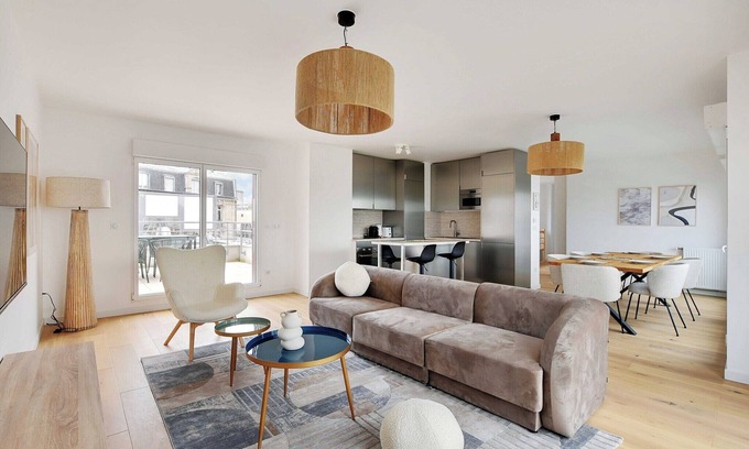 Le Bois Porte de Nogent Wohnung | Maisonette mit Dachterrasse -3SZ/6P- Nogent-sur-Marne