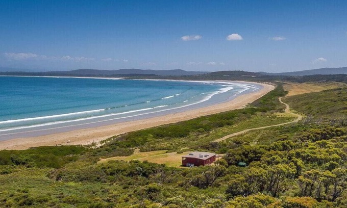 South Bruny Kabine | Bewölkte Bucht-Kabine Bruny Island