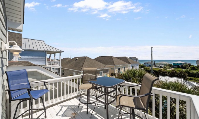Surf City Haus | Coastal Escape, Pool, Elevator—Salty Pause