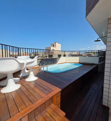 Cabo Frio Wohnung | Cobertura com piscina no bairro mais charmoso de Cabo Frio, 400mts da praia do Forte
