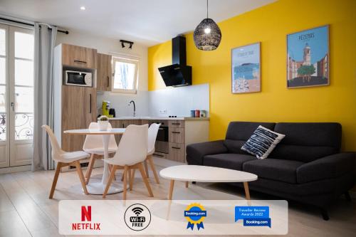 Pezenas Wohnung | ColorPop - Netflix Wifi Tout équipé - Appart Pézenas Centre