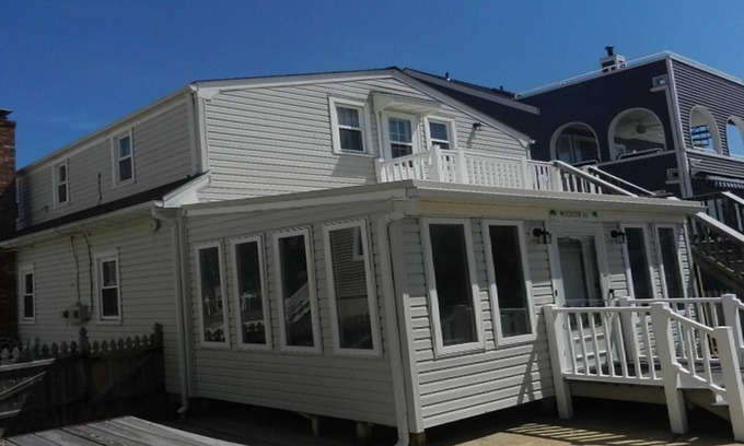 Ship Bottom Haus | Compact and cozy two-bedroom duplex sleeps six.