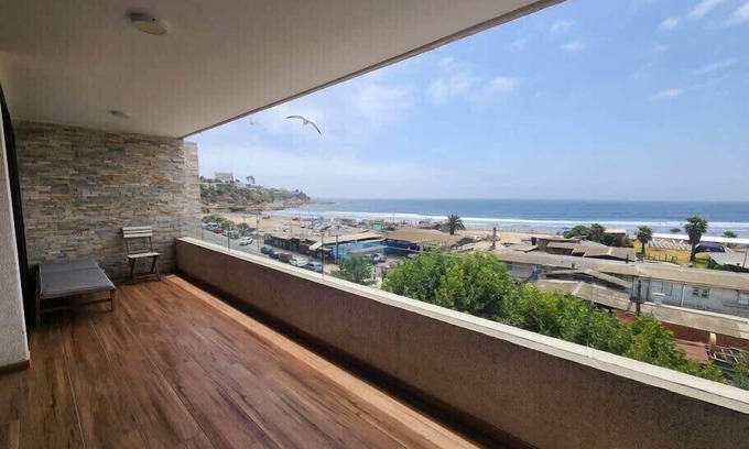 Concon Wohnung | Costamar Apartment 2D con Vista al Mar, Wifi, Beach, Parking