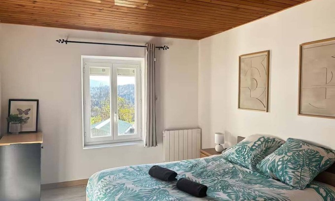 Echallon Wohnung | Cosy apartment with mountain view, nature & ski nearby
