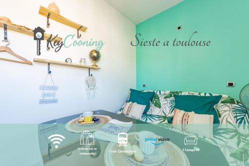 Fontaine-Bayonne-Cartoucherie Wohnung | Cosy - Appartement Sieste à Toulouse