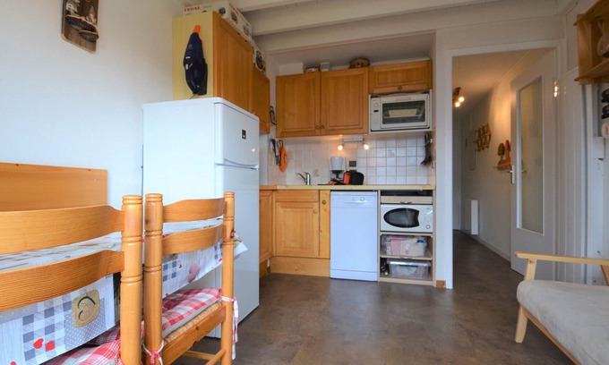 Cohennoz Wohnung | Gemütliches Duplex an der Piste, 5 Pers, überdachter Parkplatz