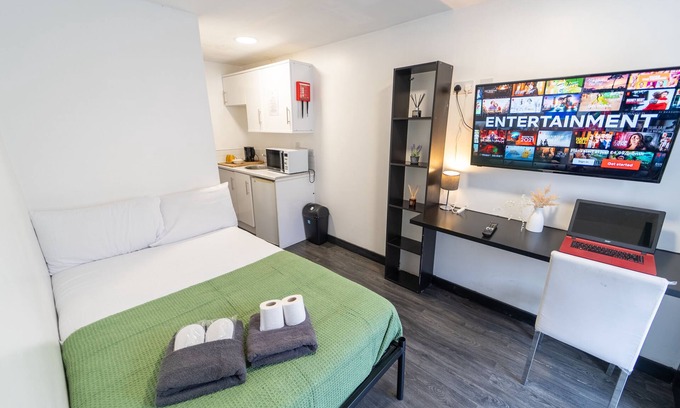Selly Oak Wohnung | Studio-Standard-Ensuite Dusche-Studio 1