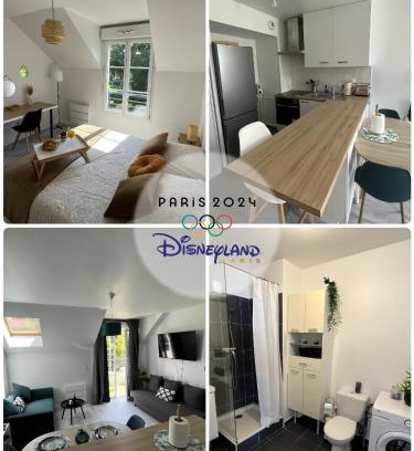 Torcy-le-Grand Wohnung | COSY TORCY charmant 2 pièces entre Paris et Disney