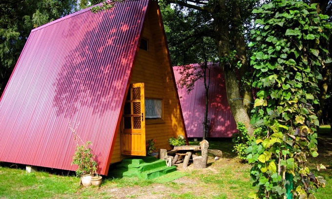 Mielno Haus | Hütte in Łazy nahe Ostsee und Jamno-See