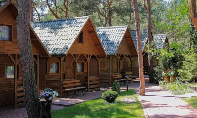 Łazy Haus | Ferienhaus in Łazy am Strand und Jamno-See