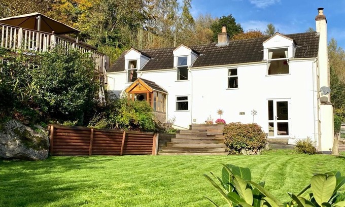 Redbrook Hütte | Traditionelles Landhaus mit wirklich erstaunlichen Ansichten über den Fluss Wye