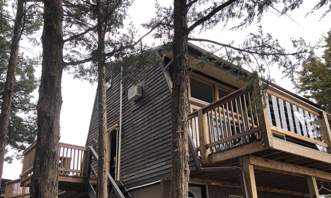 Crofton Kabine | Cozi A-Frame with an Amazing View