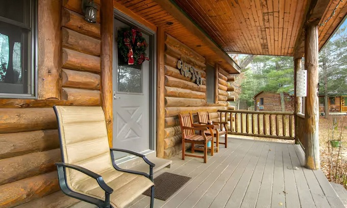 New Lisbon Kabine | Cozy 3 out of 7 cabin in tranquil New Lisbon