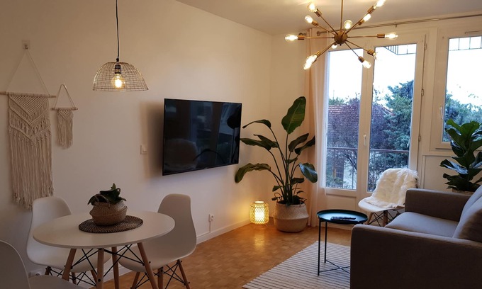 Houilles Wohnung | Cozy Appt F2 10mn from La Defense, 15mn from Paris center