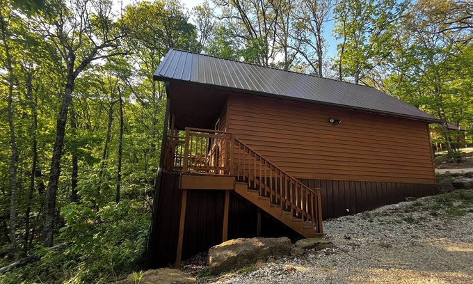 Winslow Kabine | Cozy cabin in our little woodland village - access to pond and meadow