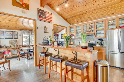 Thayne Haus | Cozy Mountain Home on 10 Acres with Fire Pit and Games