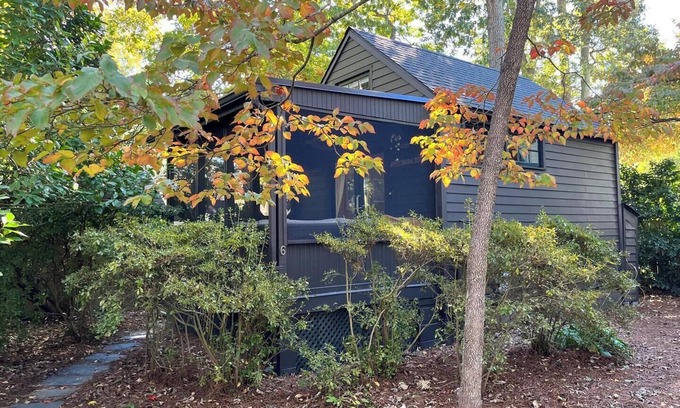 The Pines Hütte | Cozy Seaside Cottage with Screened Porch & Bikes, Steps from Rehoboth Beach