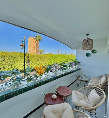 Rabat Wohnung | Cozy Stay with Hassan Tower View