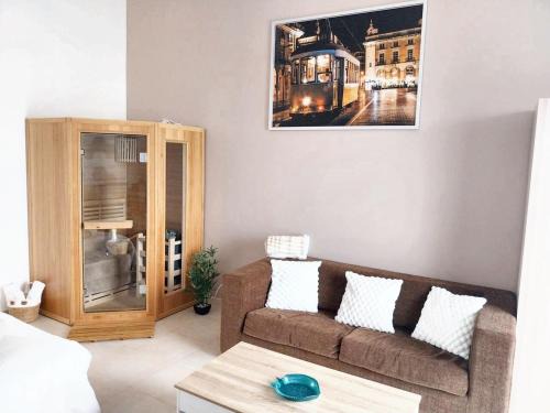 Quinta do Anjo Wohnung | Cozy studio in Quinta do Anjo 48 m² with shared sauna