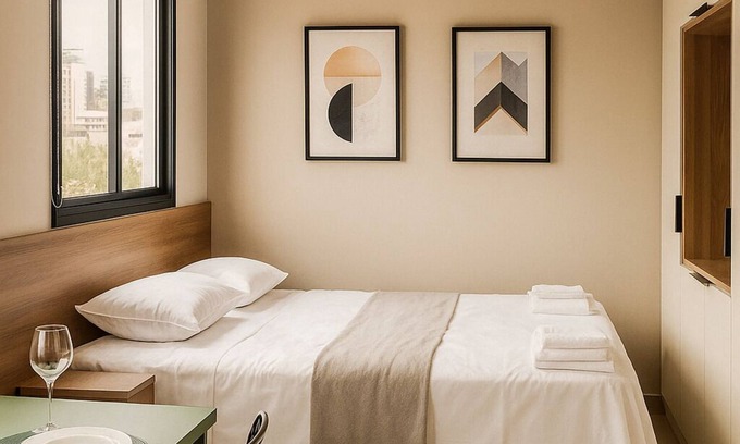 Sao Carlos Wohnung | Cozy studio with AC, pool and fitness room in enchanting São Carlos