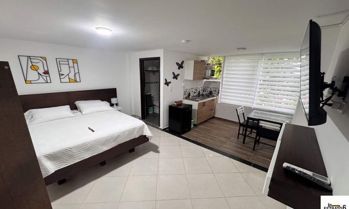 Villanueva Wohnung | Cozy studio with WiFi and AC in fabulous Villanueva