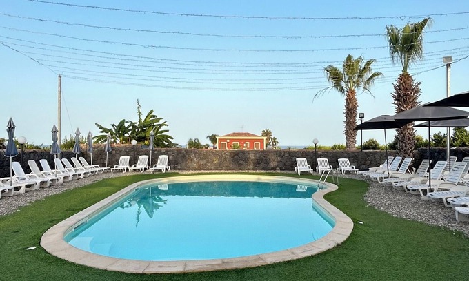 Santa Tecla Villa | COZY RUSTIC WITH ETNA VIEW A FEW KILOMETERS FROM THE SEA WITH INDOOR PARKING SPACES