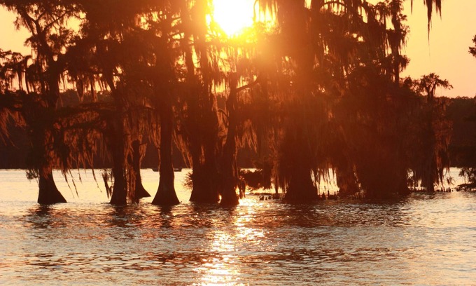 Pierre Part Wohnung | Cozy waterfront studio apartment with a covered deck on Bayou Pierre Part.