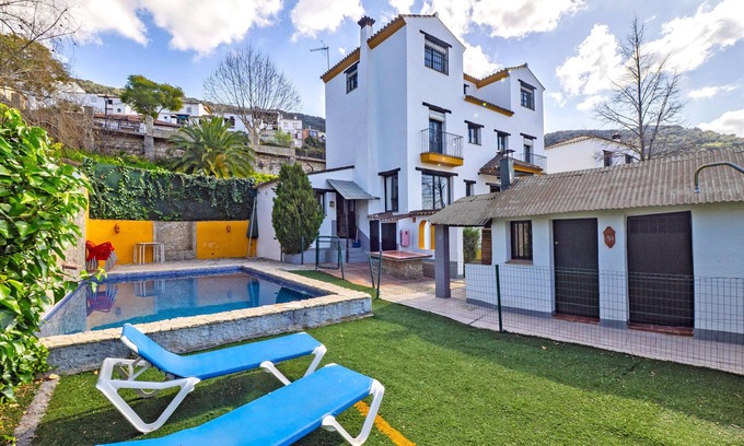 Jimera de Libar Hütte | Cubo's Casa Rural La Jara de Libar / privater Pool / kostenloses WLAN / Aussicht