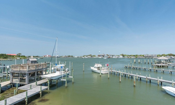 Ocracoke Villa | CV9A: Net House A - Waterfront 1BR villa with sun deck!