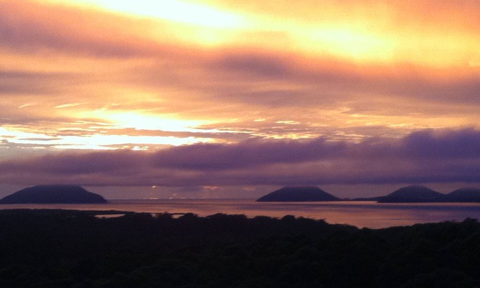 Pindimar Kabine | Tagesanbrüche über Port Stephens
