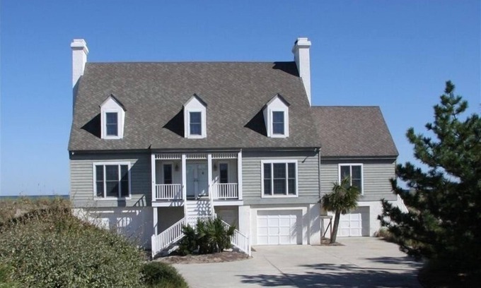 Debordieu Colony Haus | Debordieu Beach Front - Dune Ebene Traditionelle Beach Home