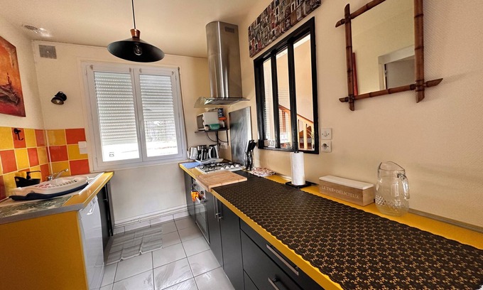 Ploubazlanec Haus | Delightful 2-bedroom house with WiFi in Ploubazlanec