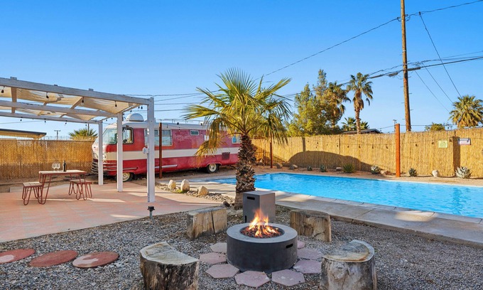 Twentynine Palms Haus | Desert Home w/Pool, Hot Tub, Firepit & Game Room | The Quiet Burn by AvantStay